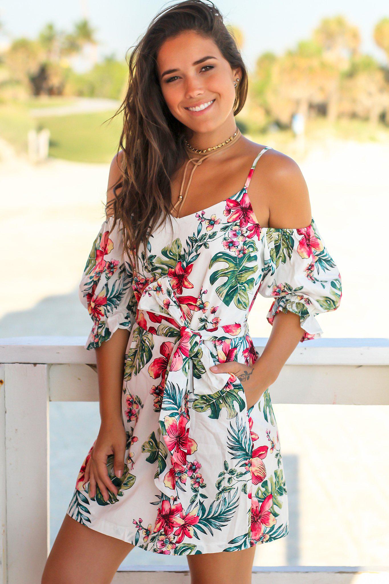 cute cold shoulder dresses