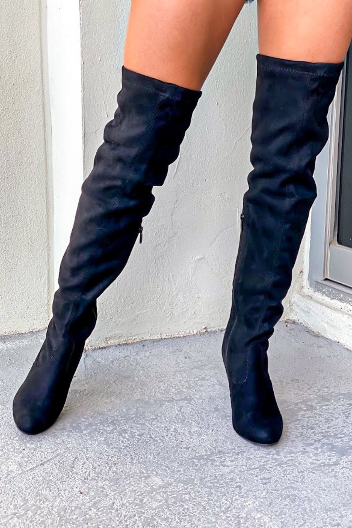 Keen Black Knee High Boots | Knee High Boots – Saved by the Dress