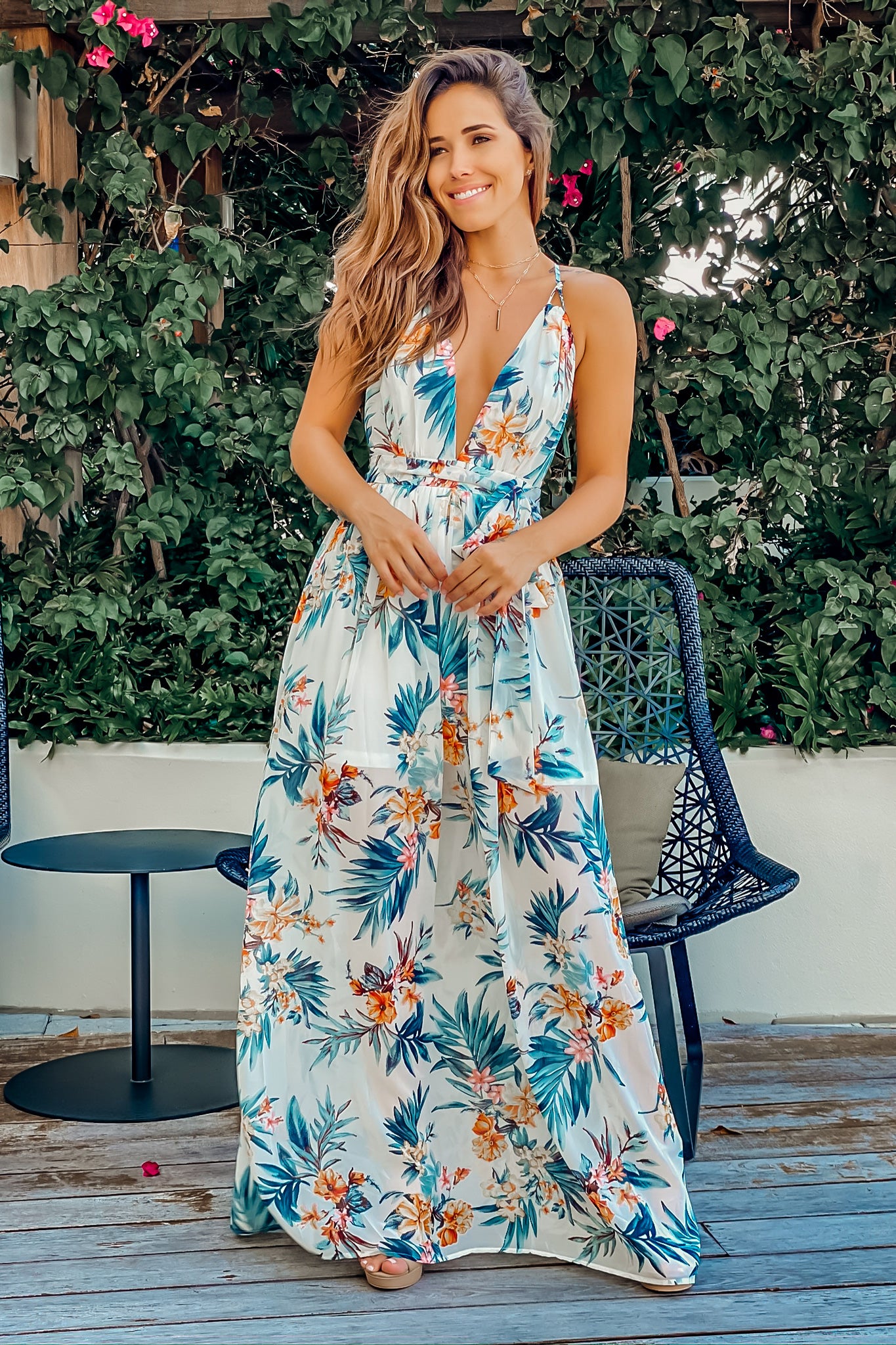 very flowy maxi dress