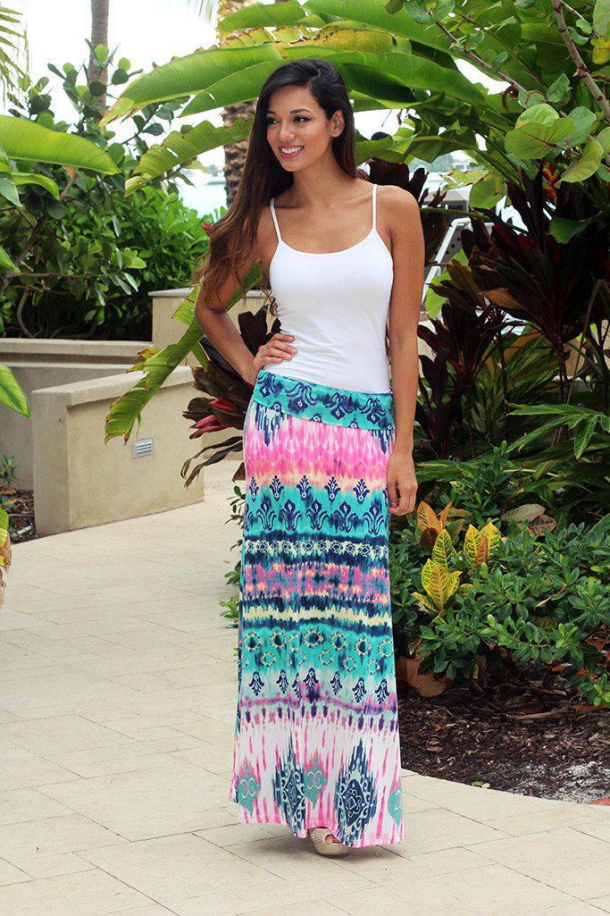 Multi Color Maxi Skirt – Saved by the Dress