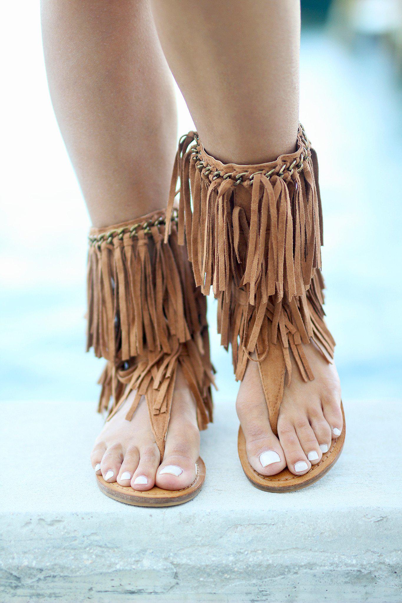 Namaste Tan Sandals – Saved by the Dress