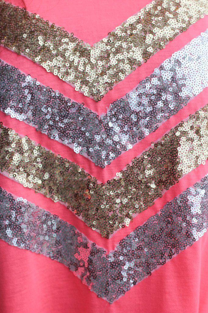 Neon Pink Sequin Tank Top | Neon Pink Tank Top – Saved by the Dress