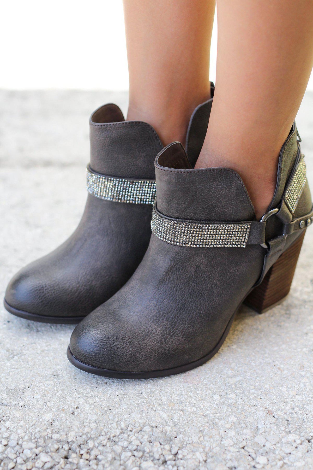 Norman Taupe Booties | Online Boutiques – Saved by the Dress