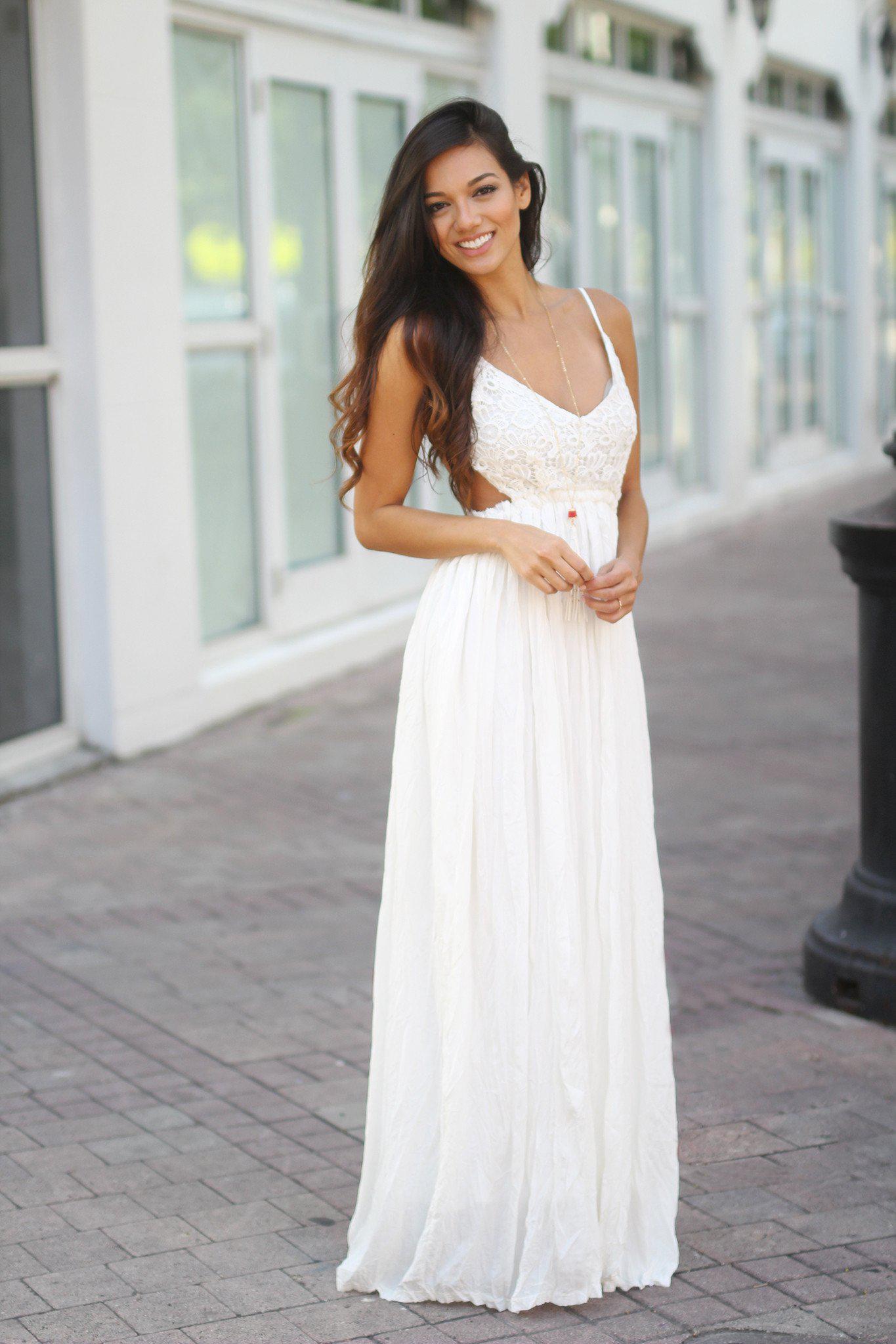White maxi dress online