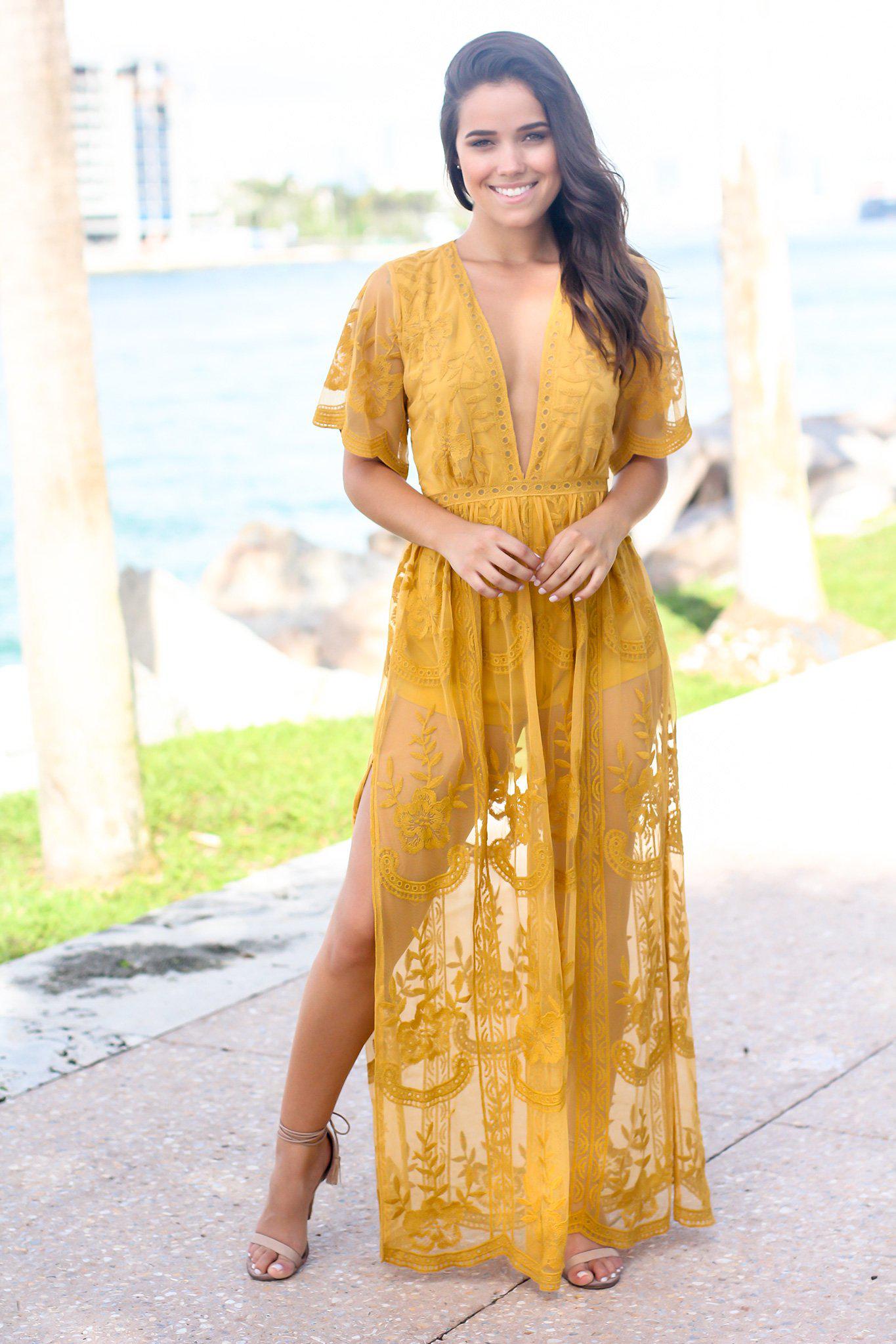 embellished floral maxi dress