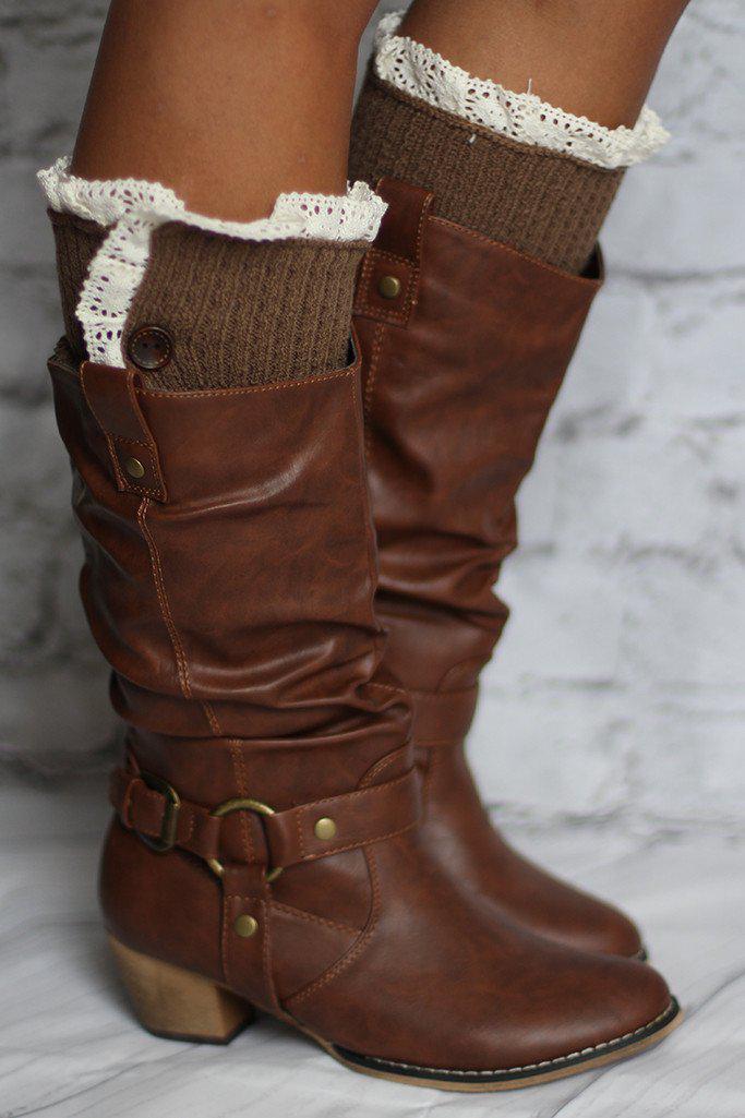 Brown Knit Leg Warmers | Knit leg warmers | Gray leg warmers – Saved by ...