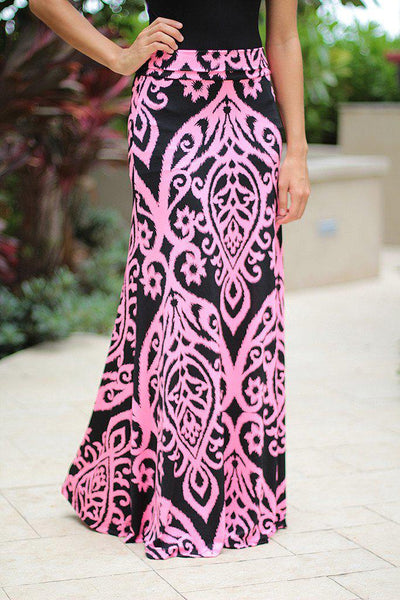 Neon Pink Maxi Skirt – Saved by the Dress
