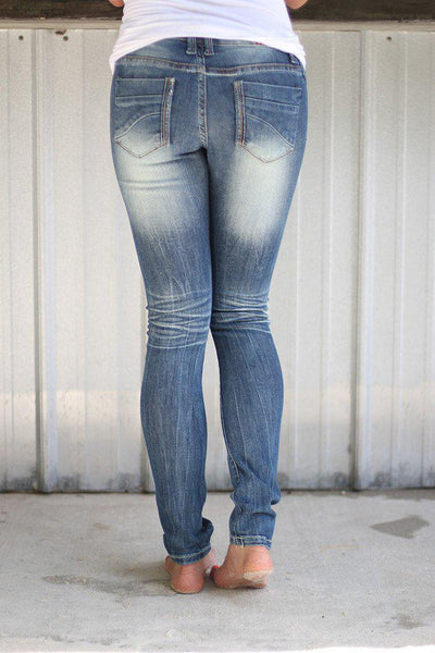 Super Destroyed Skinny Jeans | Destroyed Jeans – Saved by the Dress
