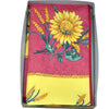 French Tablecloth Red and Yellow with Sunflowers