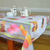 French Tablecloth Macarons and Polka Dots