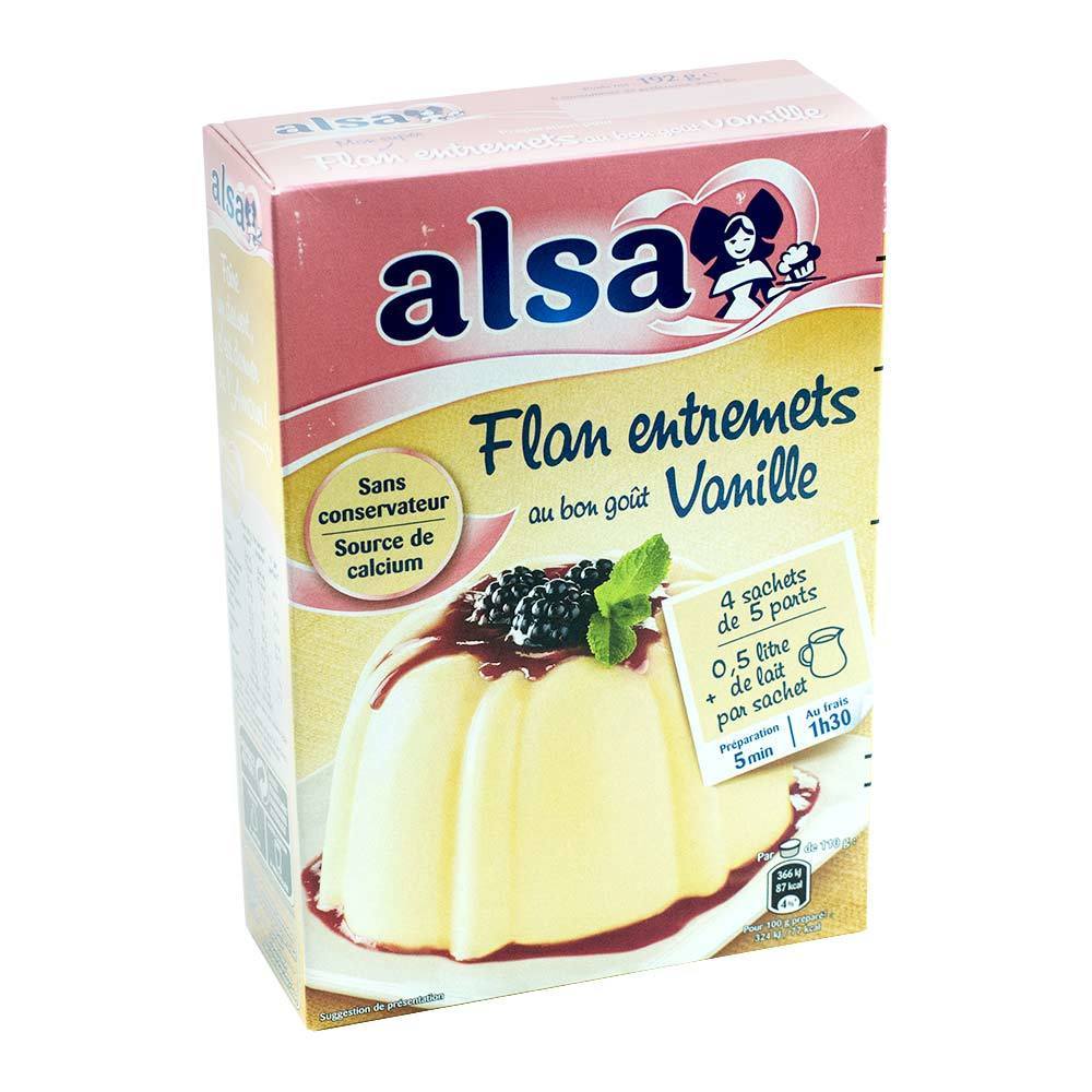 ALSA vanilla flan preparation