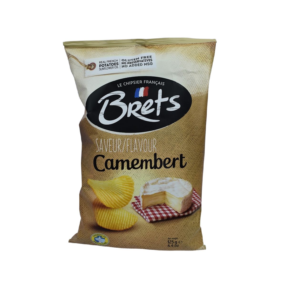 BRET'S - Chips Saveur Camembert 125G - Lot De 4 : : Epicerie