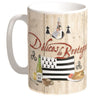 The Délices de Bretagne Mug, which is both proud of and in love with the country of Brittany, is perfect for unwinding in the cozy warmth of the evenings during the winter.