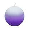 Lavender scented round candle