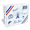 La Box by Le Panier Francais is the ultimate way to Discover France. Each month, you'll receive a delicious and elegant gift box packed with French surprises.