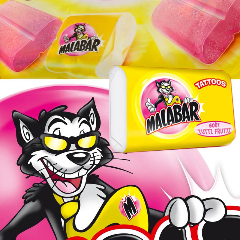 Malabar Tutti Frutti Bubble Gum