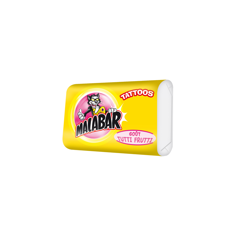 Malabar Tutti Frutti Bubble Gum