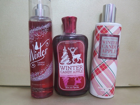 Bath Body Works Winter Candy Apple Gift Set