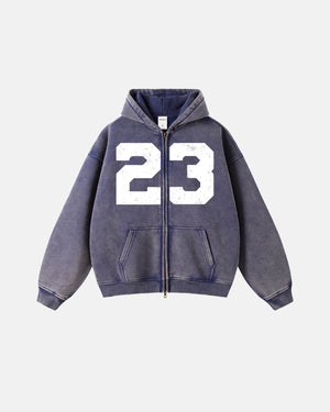 23 Washed Zip Up Hoodies | Inflation Streetwear - INFLATION