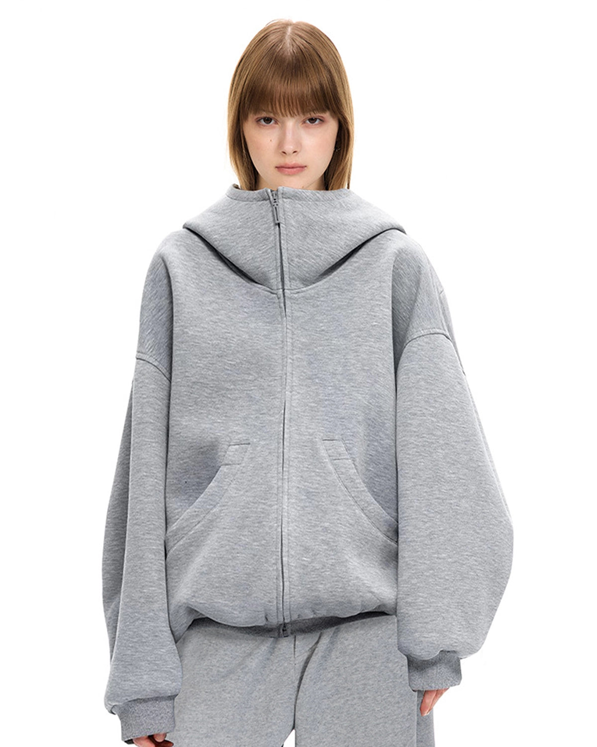 Heavyweight Boxy Zip Up Hoodies | Inflation Streetwear