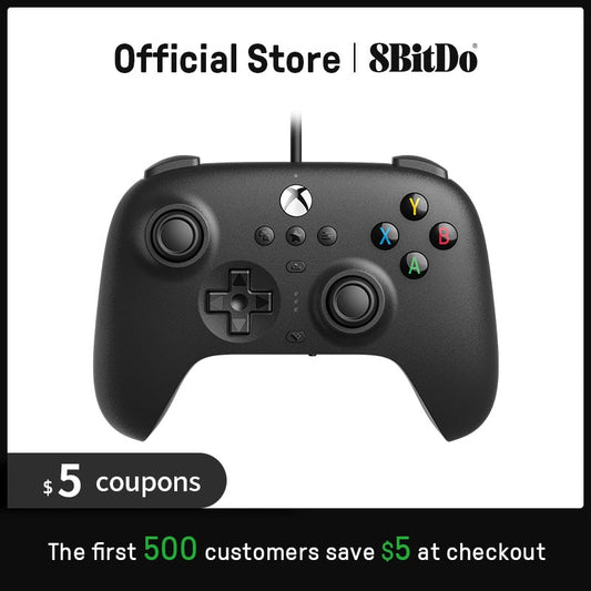 8BitDo - Ultimate Wired Controller for Xbox Series, Series S, X, Xbox One,  Windows 10, 11