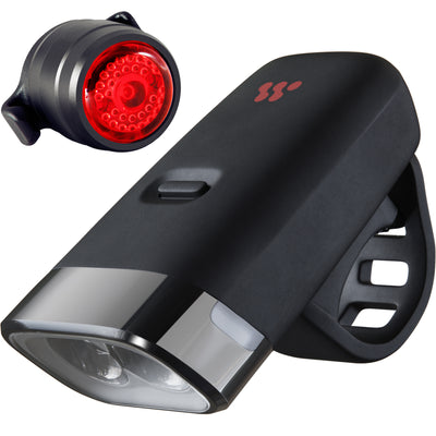 usb rechargeable bike light set