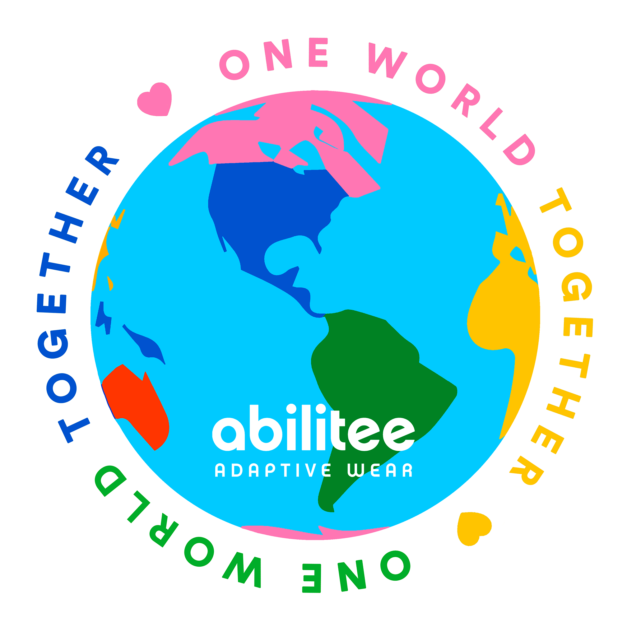 one world limited edition stickers abilitee adaptive wear one world limited edition stickers