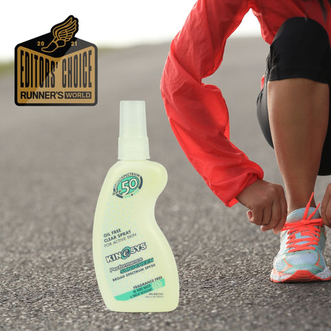 KINeSYS Runner's World Editors' Choice Best Sweat Resistant Sunscreen