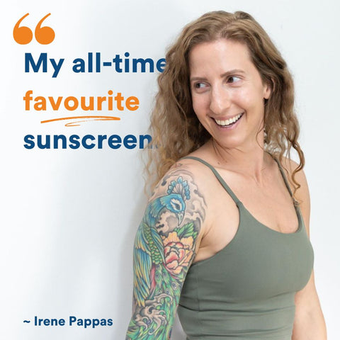 Irene Pappas Best Sunscreen for Tattoos KINeSYS