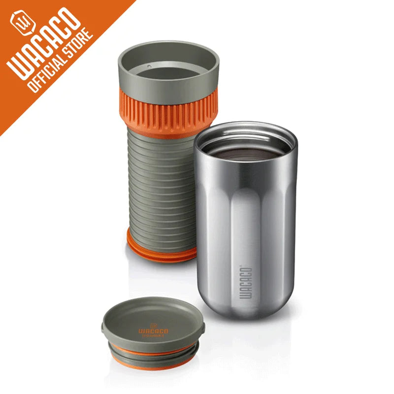 WACACO Pipamoka - All-in-One Vacuum-Pressured Portable Coffee Maker and Insulated Travel Mug