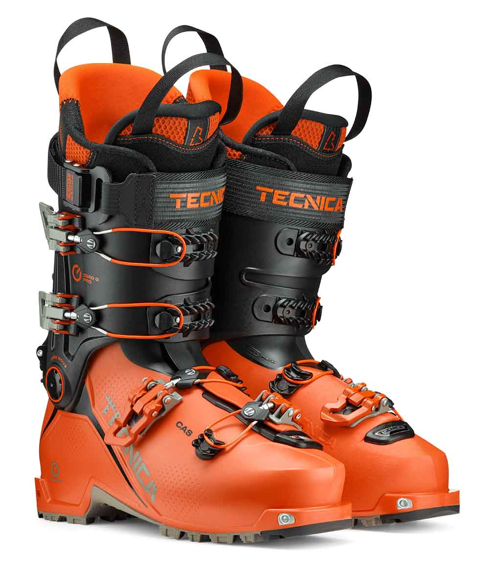 A pair of the New Zero G Tour Pro boot from Tecnica. 