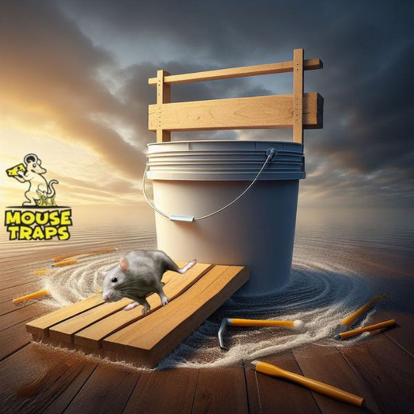 Use a ramp that is leading to rim of Bucket