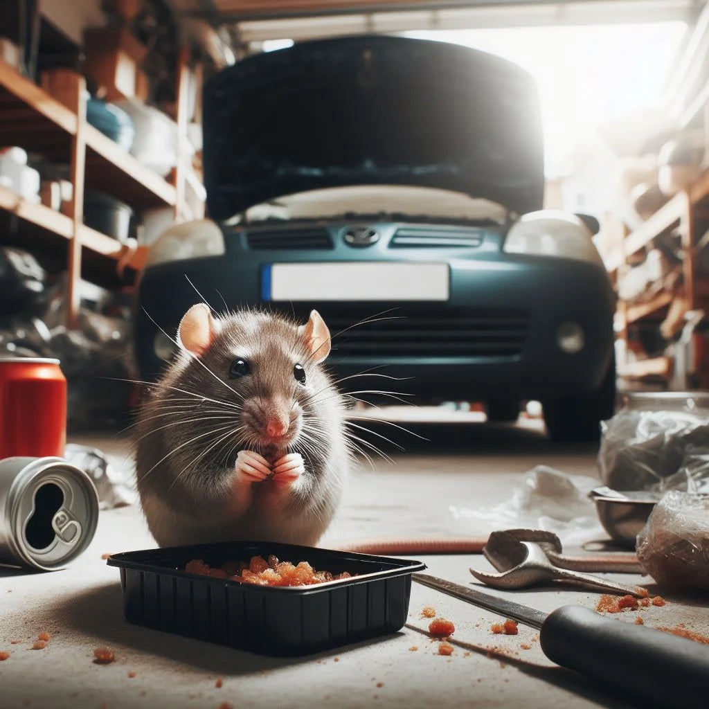 rats entering through gaps in garage floorings