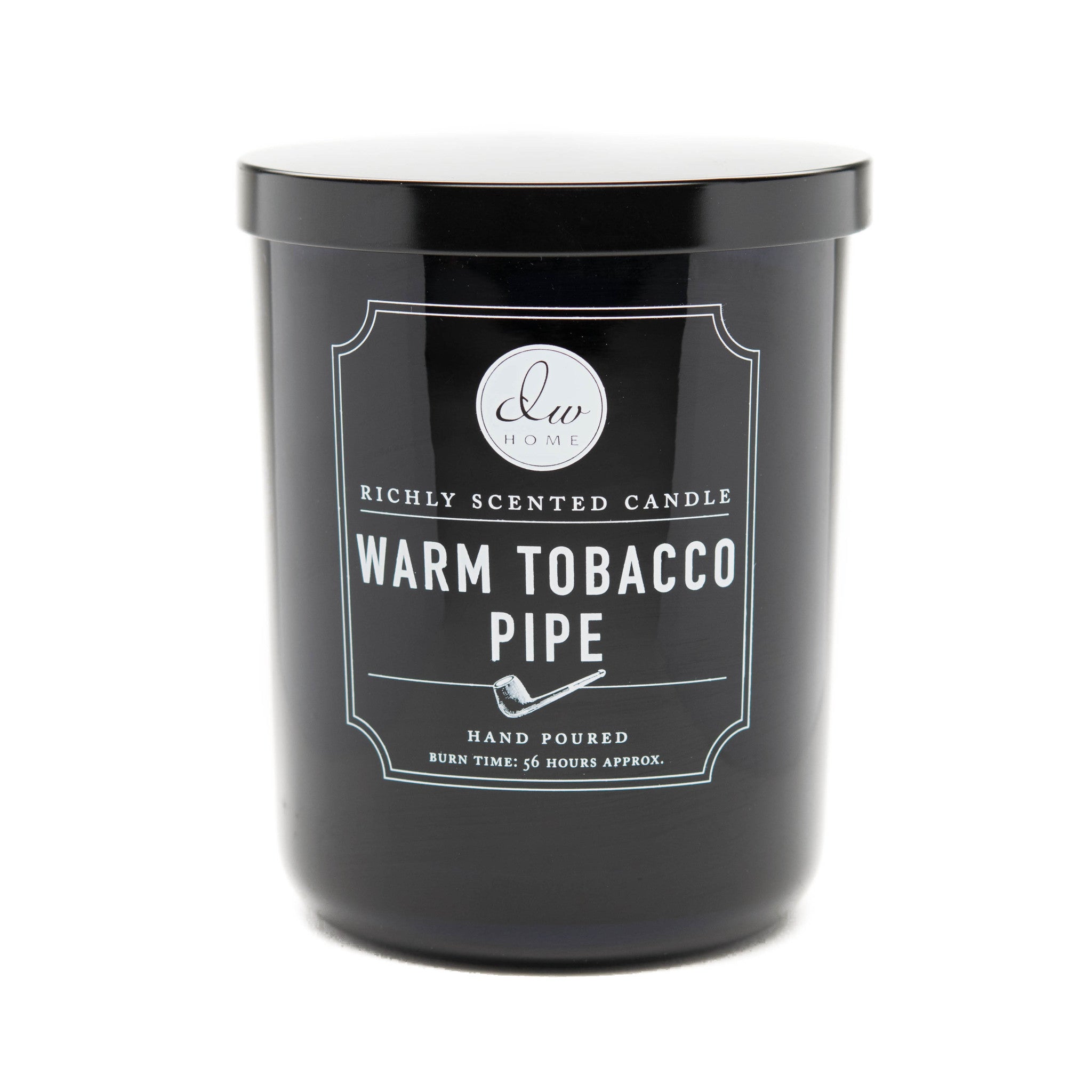 RICHLY SCENTED CANDLE ARSI RS WARM TOBACCO PIPE HAND POURED BURN TIME: 56 HOURS APPROX. 