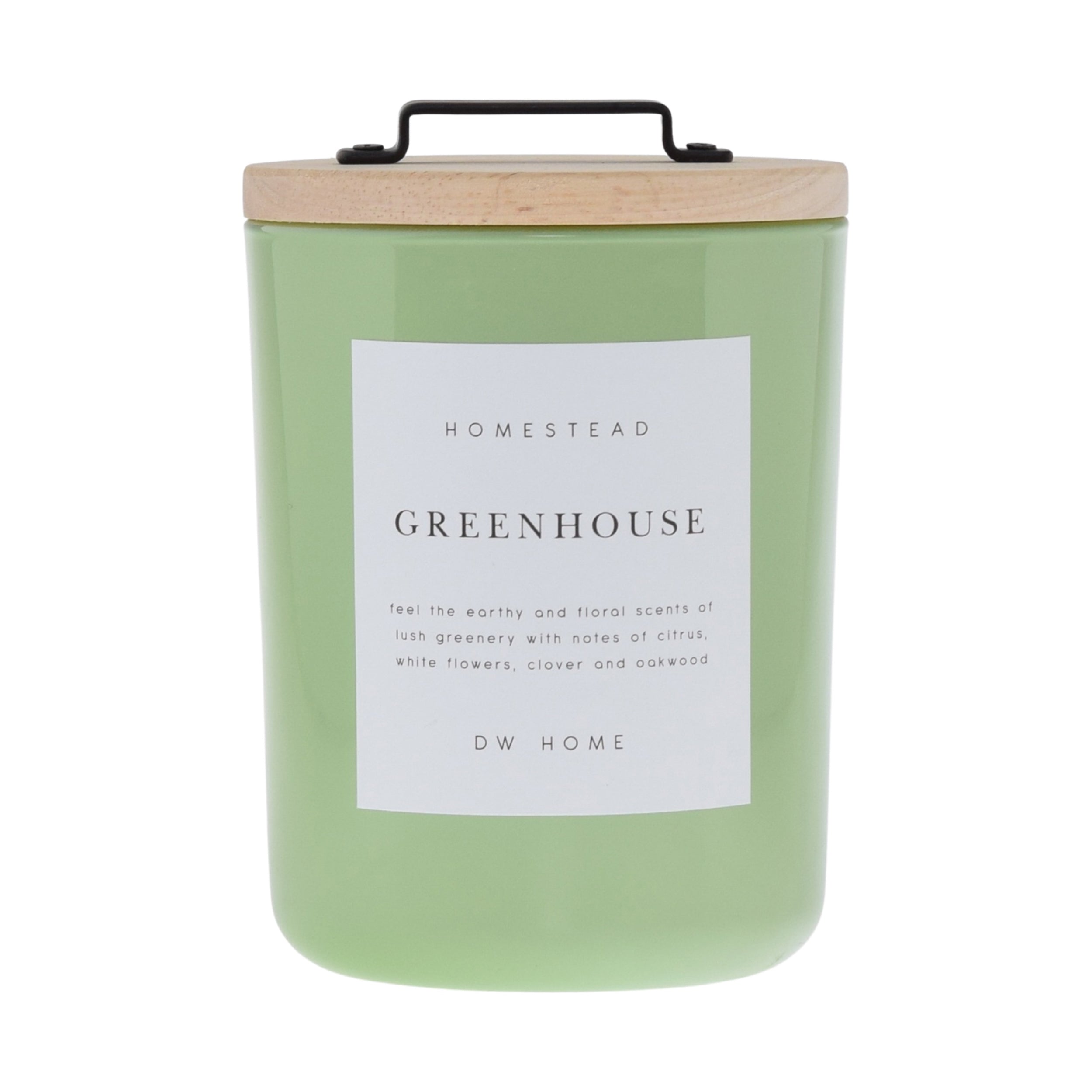 HEOHM: E-SHIEETASD: GREENHOUSE feel the earthy and floral scents of lush greenery with notes of citrus, white flowers, clover and oakwood DW HOME 