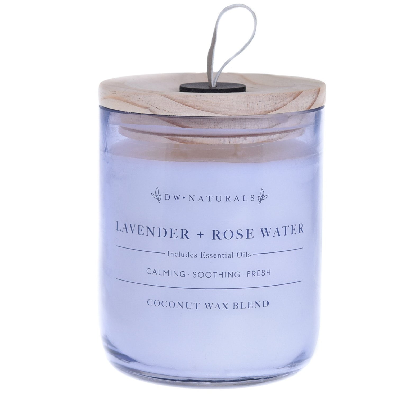  %DW-NATURALSQQ% LAVENDER ROSE WATER Includcs Essential Oils CALMING - SOOTHING - FRESH COCONUT WAX BLEND 3 