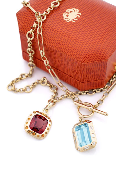 Serena Ansell Fine Jewellery. Big gemstone necklaces. London jeweller. Bespoke London jeweller. 