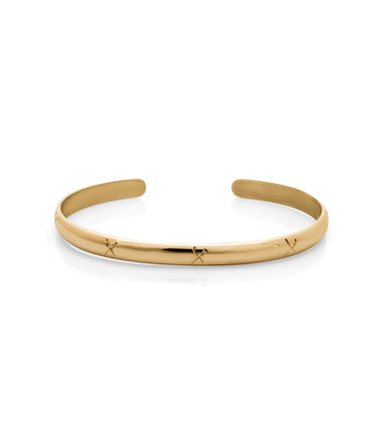 Gold bangle. Gold binding bangle. Serena Ansell Fine jewellery. London jeweller.