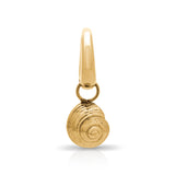 Port Isaac pendant. Solid gold shell. Shell jewellery. Serena Ansell Jewellery.
