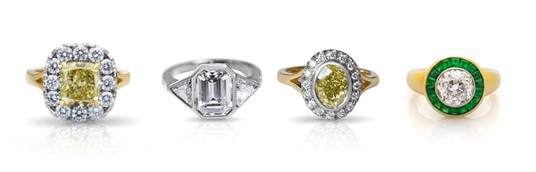 Engagement Rings. Diamond engagement rings. Bespoke engagement rings. Bespoke engagement ring designer London. Serena Ansell Fine Jewellery. London jeweller.