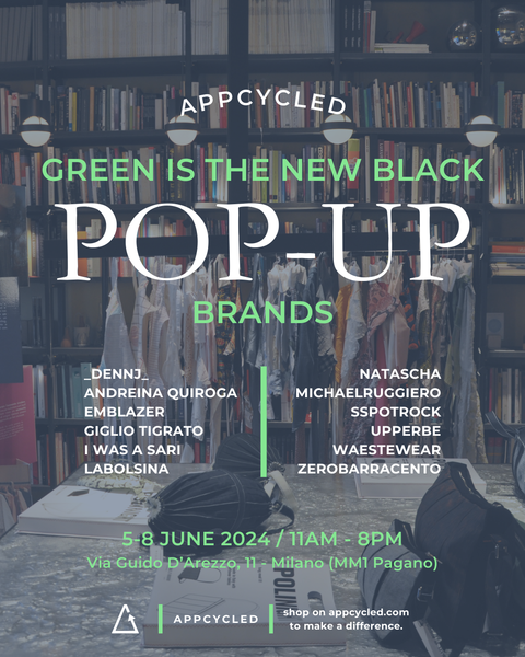 designer popup nel negozio il verde è il nuovo nero