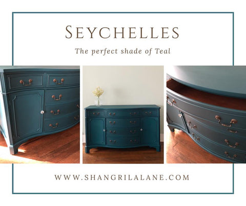Dresser refinished with Seychelles