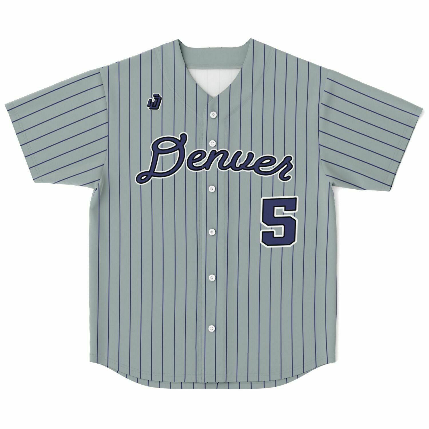Denver Script Retro Baseball Jersey