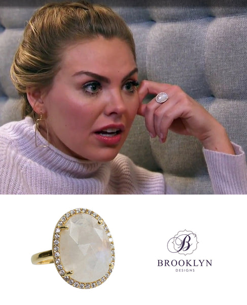 The Bachelorette Hannah big gemstone ring