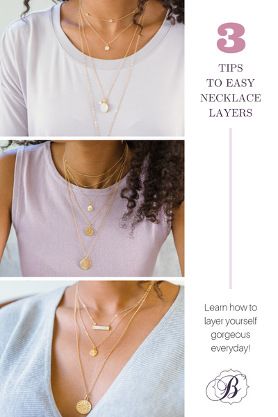 necklace layering three tips to easy layers