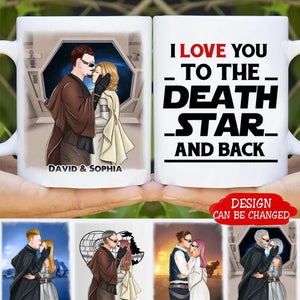 SW1-I Love You... Personalized Galaxy Couple Mug, Gift For Couple, Gift For Husband Wife, Anniversary - Giftscus