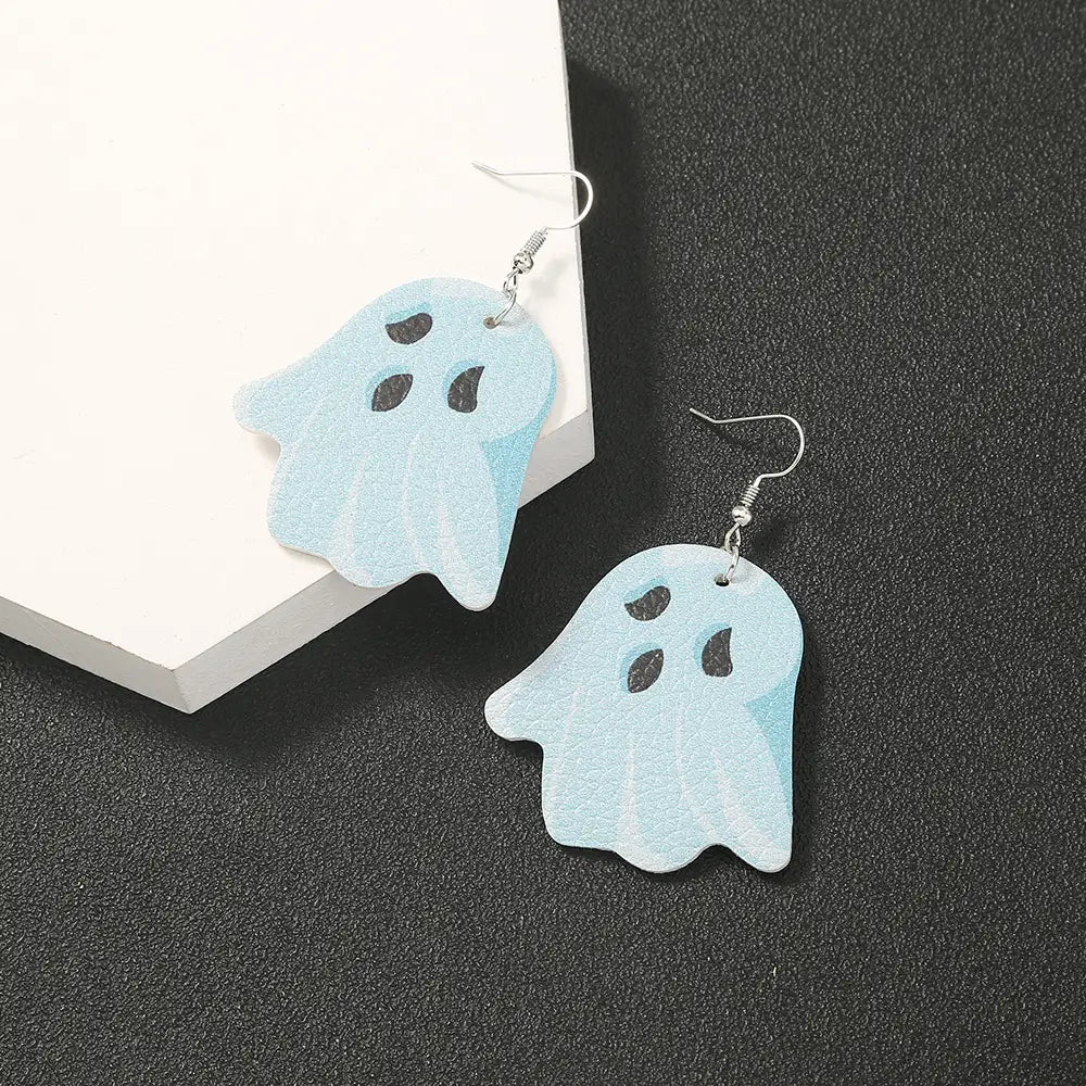 Simple Geometric Halloween Earrings