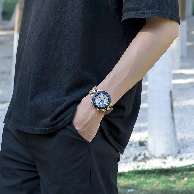 Leisure Business Wood Watch