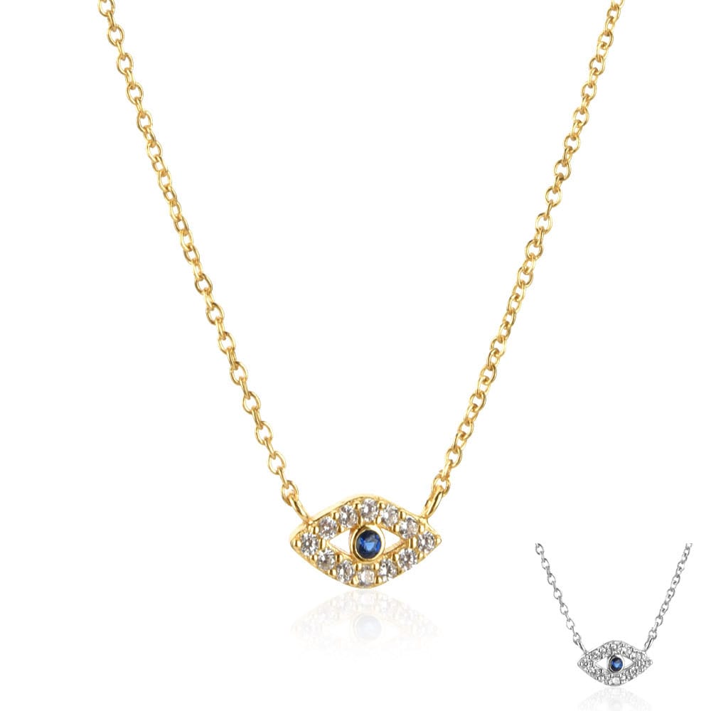 Classic Blue Eye Necklace