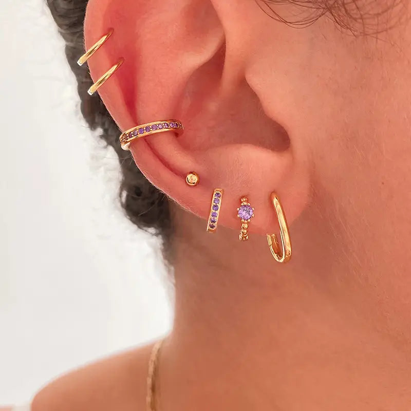 Studded Diamond S925 Ear Buckle